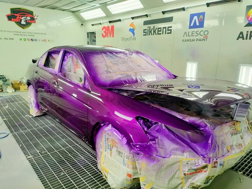 Bengkel Cat Kereta JOHOR JOHOR BHARU MCS Auto Spray Painting